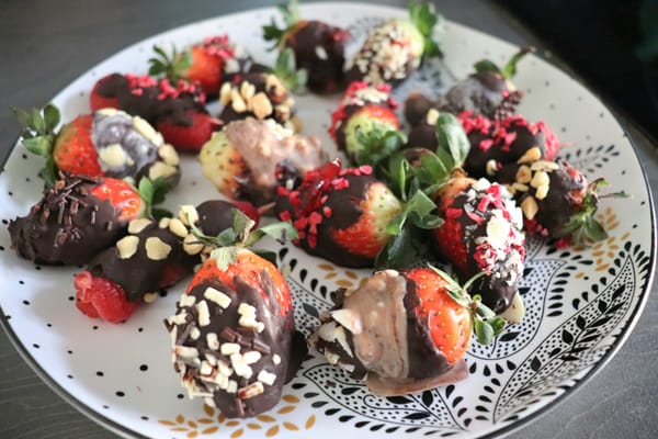 Chocolate Covered Strawberries & Raspberries